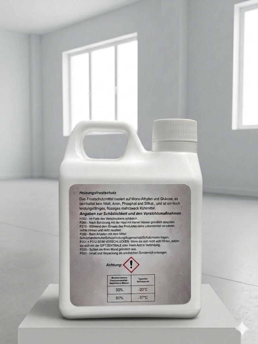 Thermoflüssigkeit für Elektro Badheizkörper – Produktfoto, Helia Bad