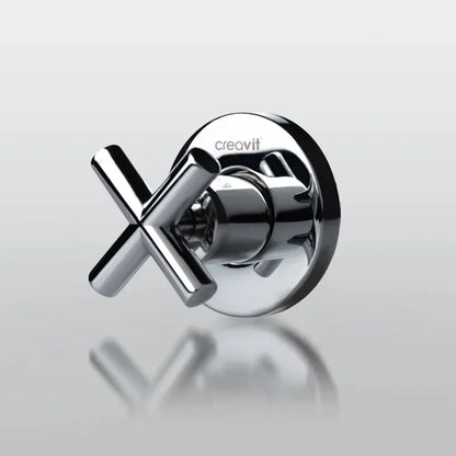 CREAVIT AC 70S Bidet – Chrom – Kreuz Unterputzventil – Produktfoto, Helia Bad