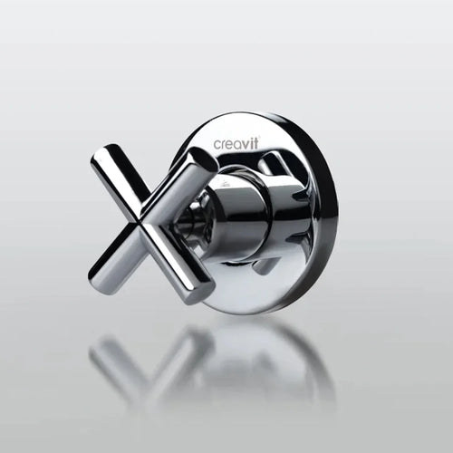 CREAVIT AC 70S Bidet – Chrom – Kreuz Unterputzventil – Produktfoto, Helia Bad
