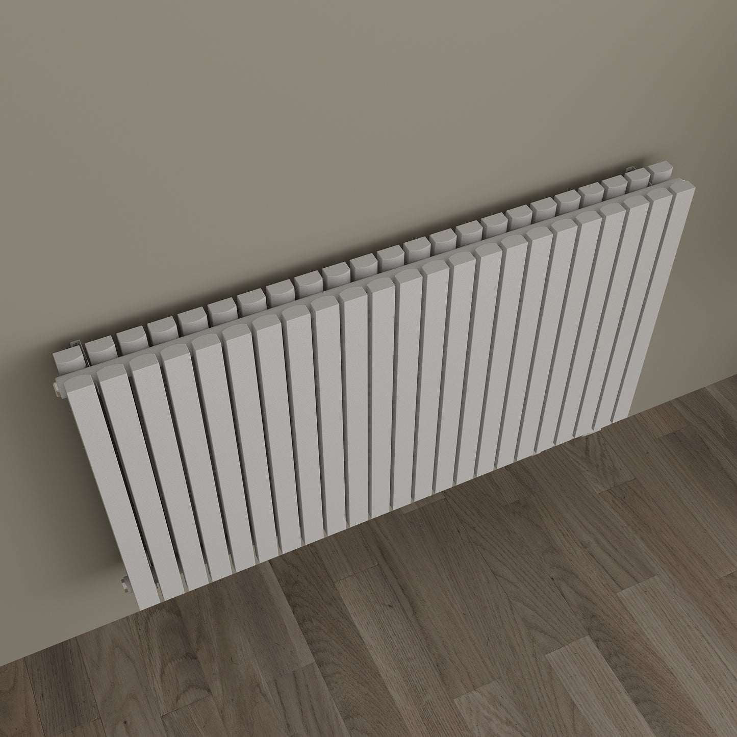 Paneelheizkörper Designheizkörper Horizontal Doppellagig Weiss FLORA