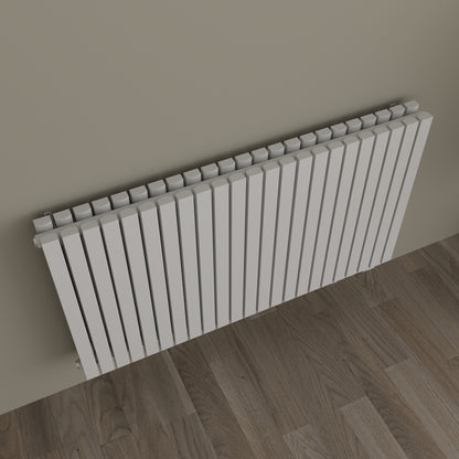 Paneelheizkörper Designheizkörper Horizontal Doppellagig Weiss FLORA